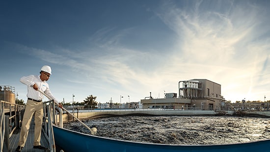 Industrial wastewater treatment plant